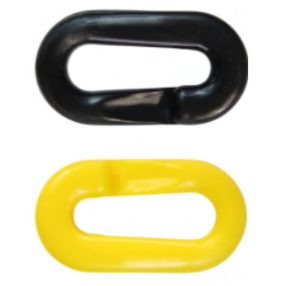   Összekötőszem jelzőlánchoz, S-alakú, könnyű polietilén anyagból