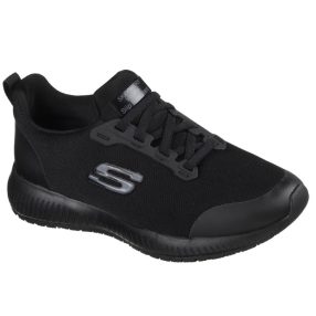 SKECHERS 77222EC SQUAD SR női munkacipő fekete színben