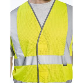  Hi-Vis MeshAir szellőző jól láthatósági mellény, meleg munkakörnyezetben ideális